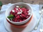 roasted beet risotto
