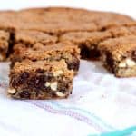 Salted peanuts chocolate blondies