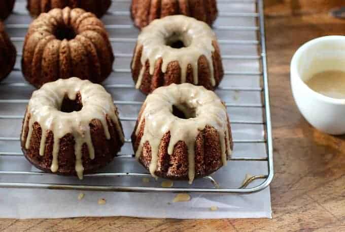 Coffee Chocolate Bundt Cakes Vintage Kitchen