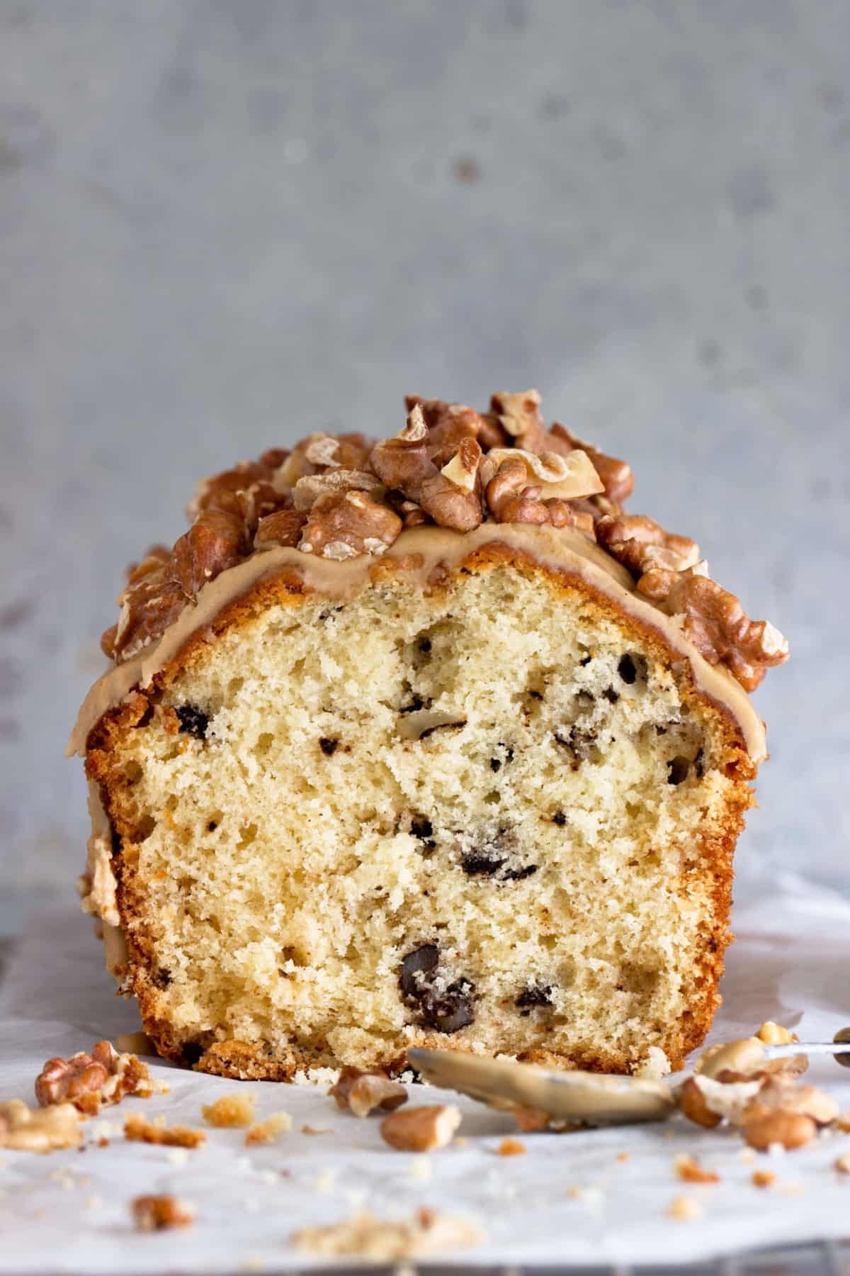 Easy glazed walnut bread Easy glazed walnut bread