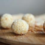 White Chocolate Macadamia Coconut Truffles