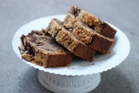 Chocolate Swirl Walnut Pound Cake