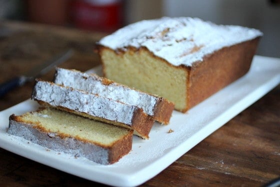 Brown Butter Pound Cake with Figs