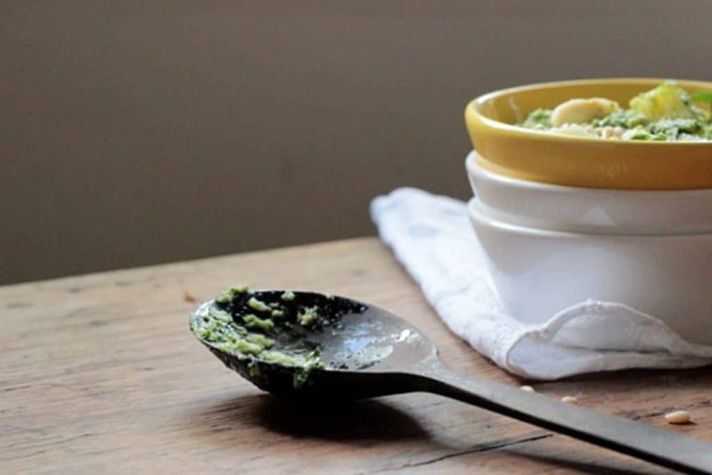 Potato Pesto Egg Salad - Vintage Kitchen Notes
