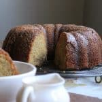 Orange caramel bourbon bundt cake