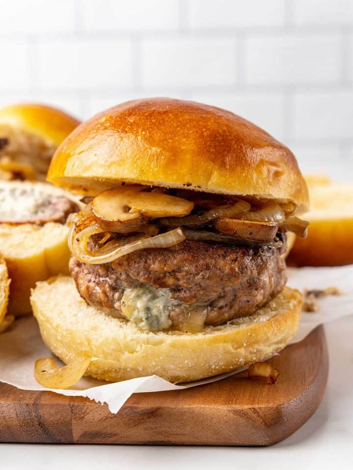 Blue Cheese Burgers - Vintage Kitchen Notes