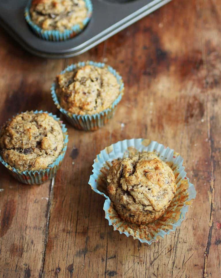 Banana Quinoa Chocolate Chip Muffins Vintage Kitchen Notes