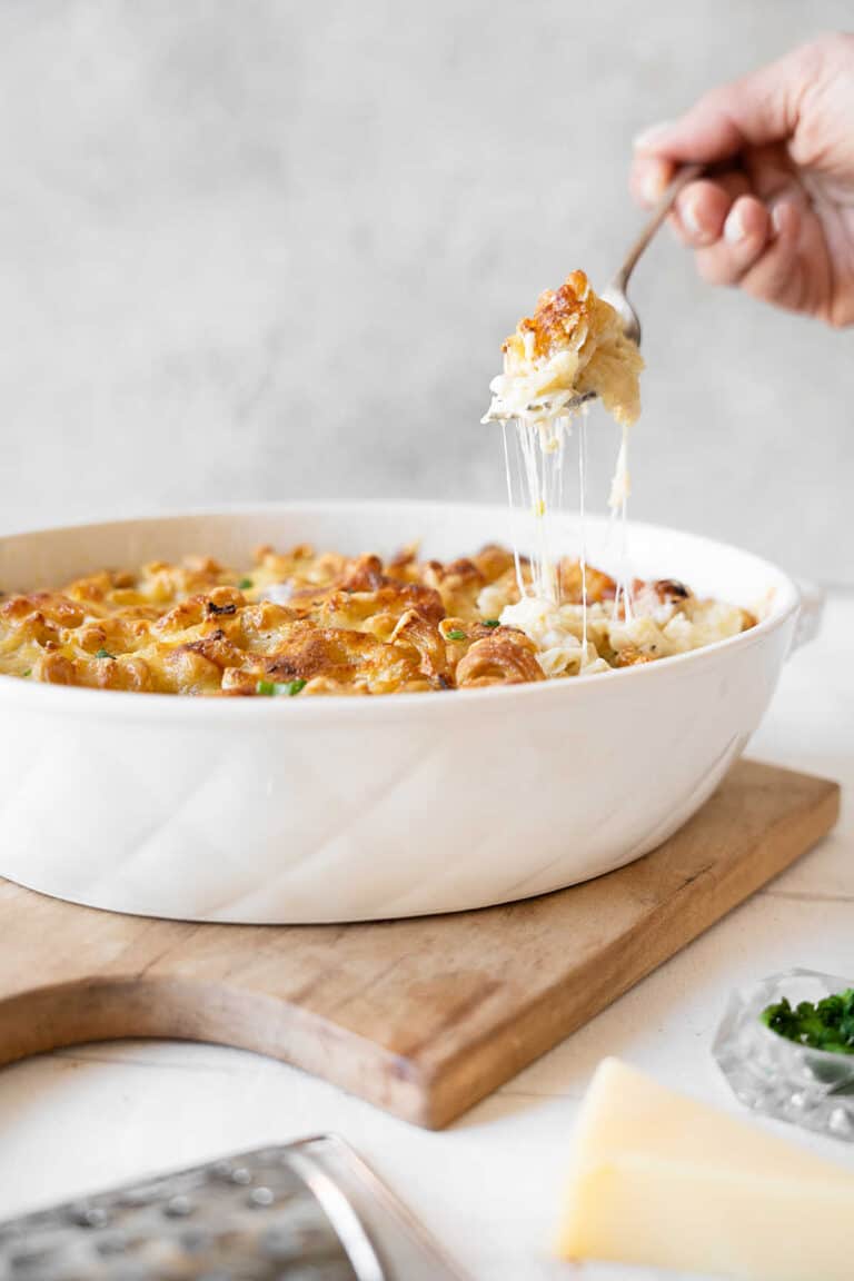 Blue Cheese Mac and Cheese (quick and easy) - Vintage Kitchen Notes