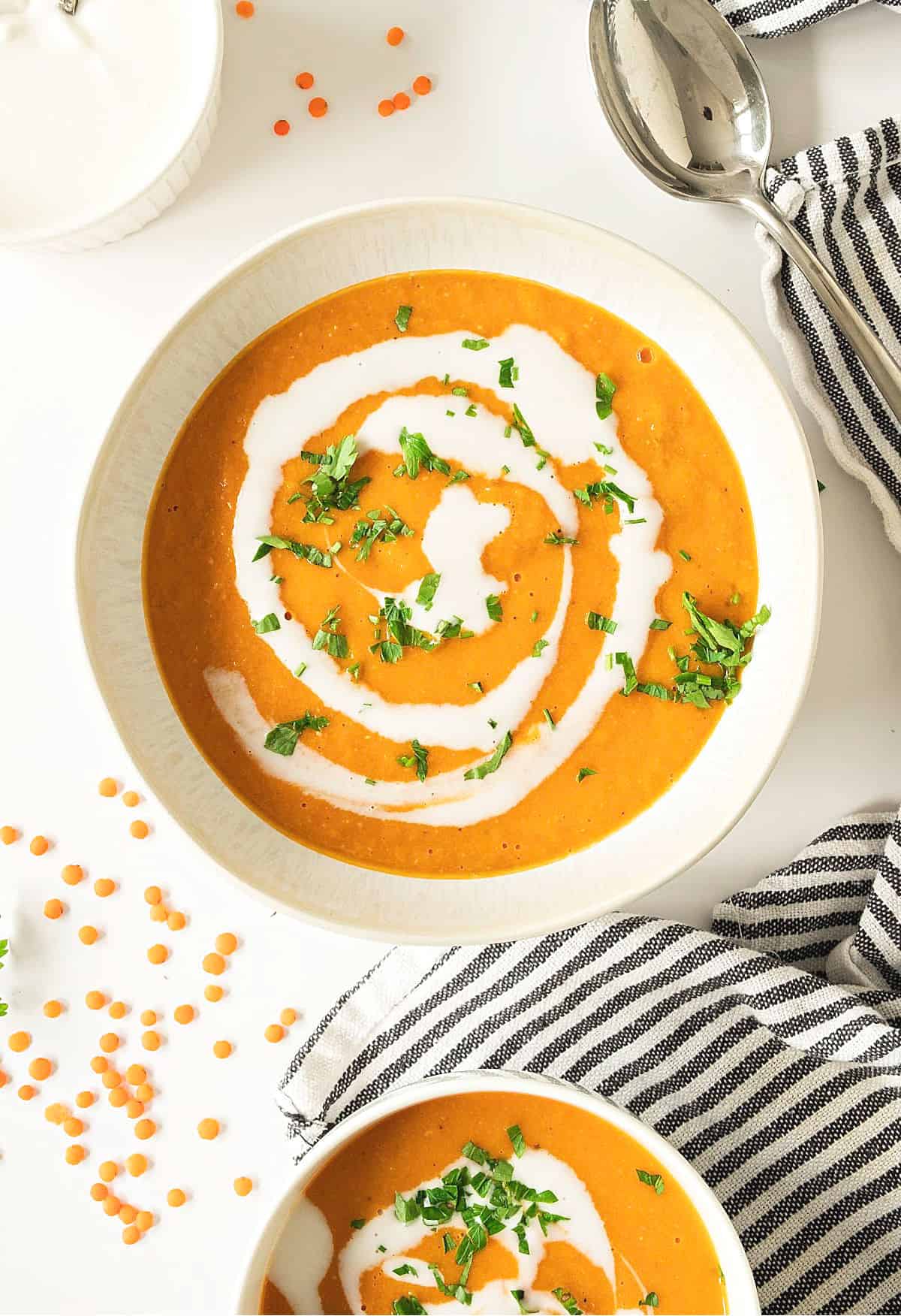 Carrot Red Lentil Soup