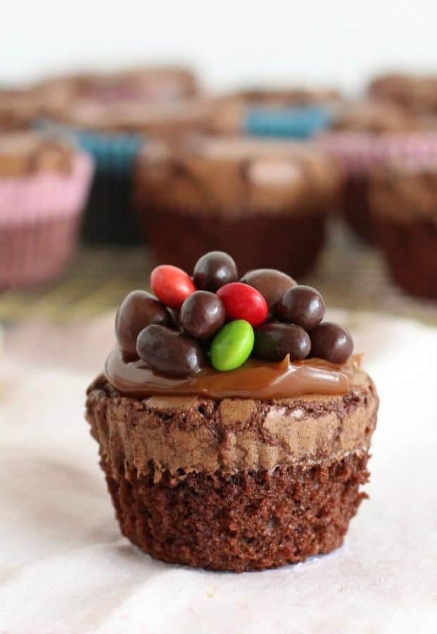 Fudgy Brownie Muffins Vintage Kitchen