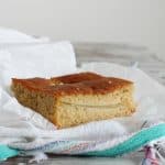 Pear sour cream coffee cake