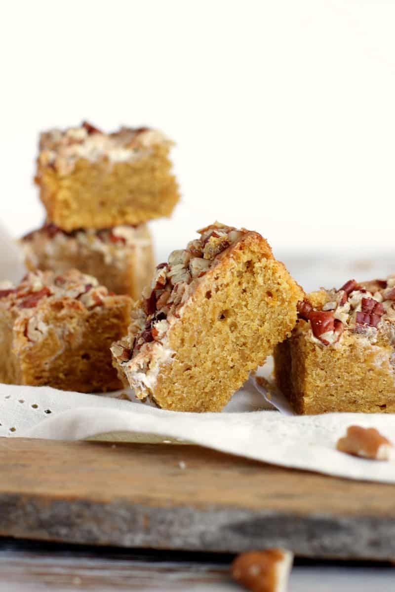 pumpkin pecan sheet cake