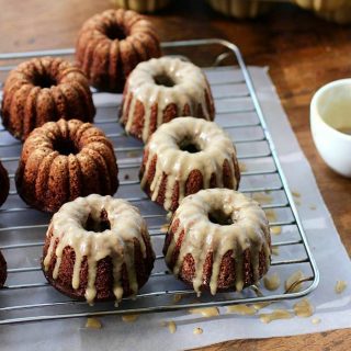 Easy chocolate kahlua bundt cakes