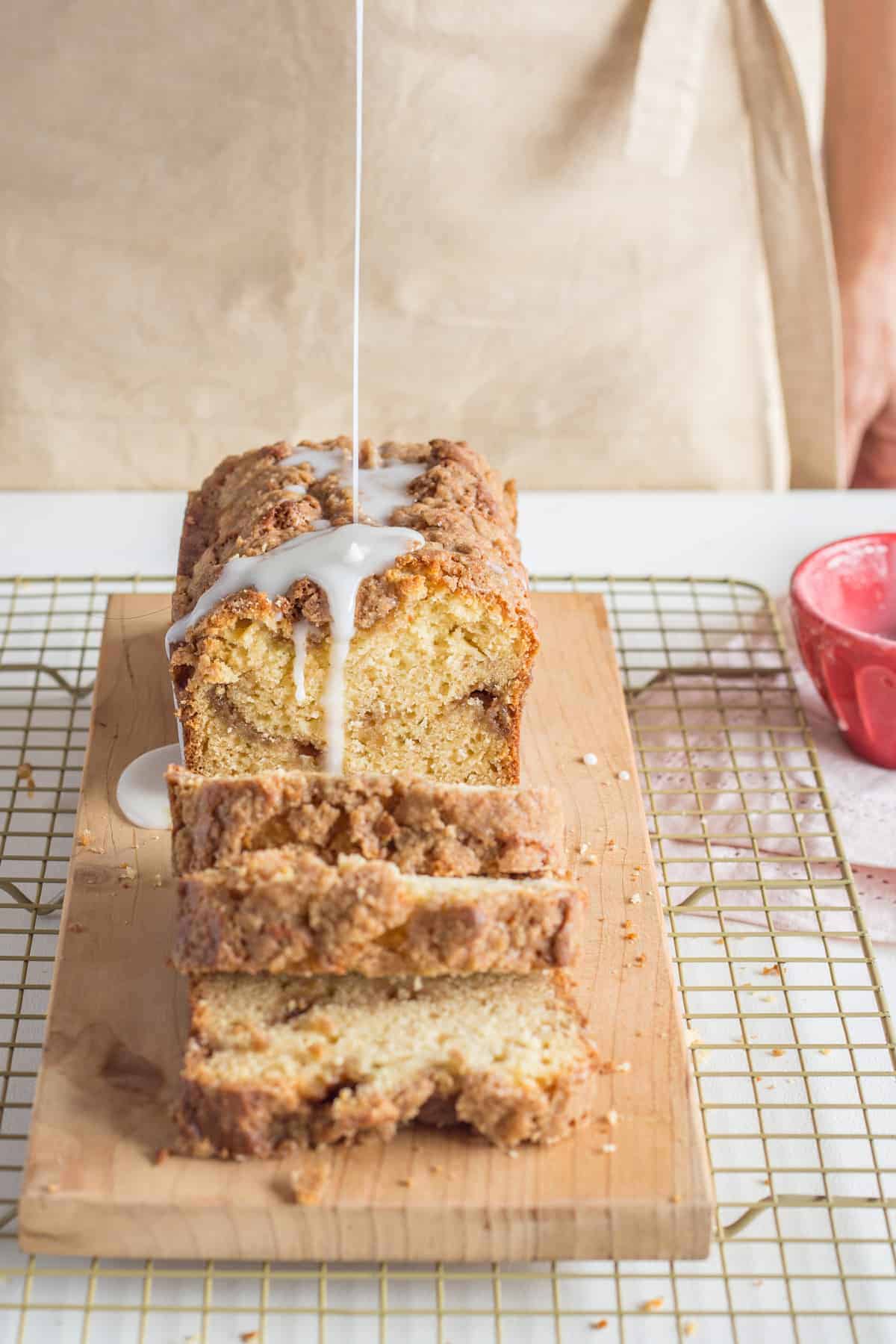 Glazed Brown Butter Coffee Cake Vintage Kitchen