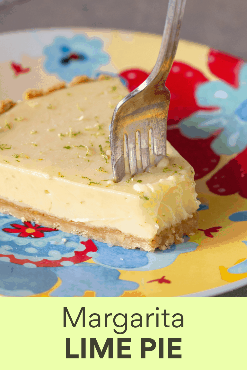 Margarita Key Lime Pie (easy recipe with tequila) Vintage Kitchen Notes