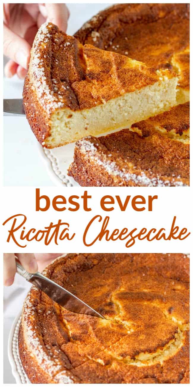 Orange Ricotta Cheesecake (crustless) Vintage Kitchen Notes