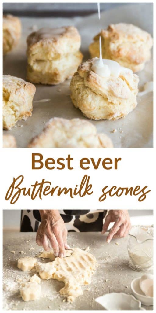 Buttermilk scones long pin with text