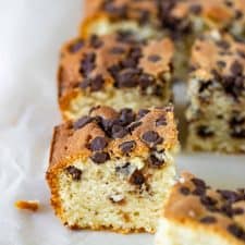 Chocolate Chip Pound Cake (with sour cream)-image