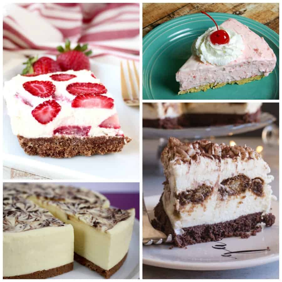 Cheesecake no-bake Collage