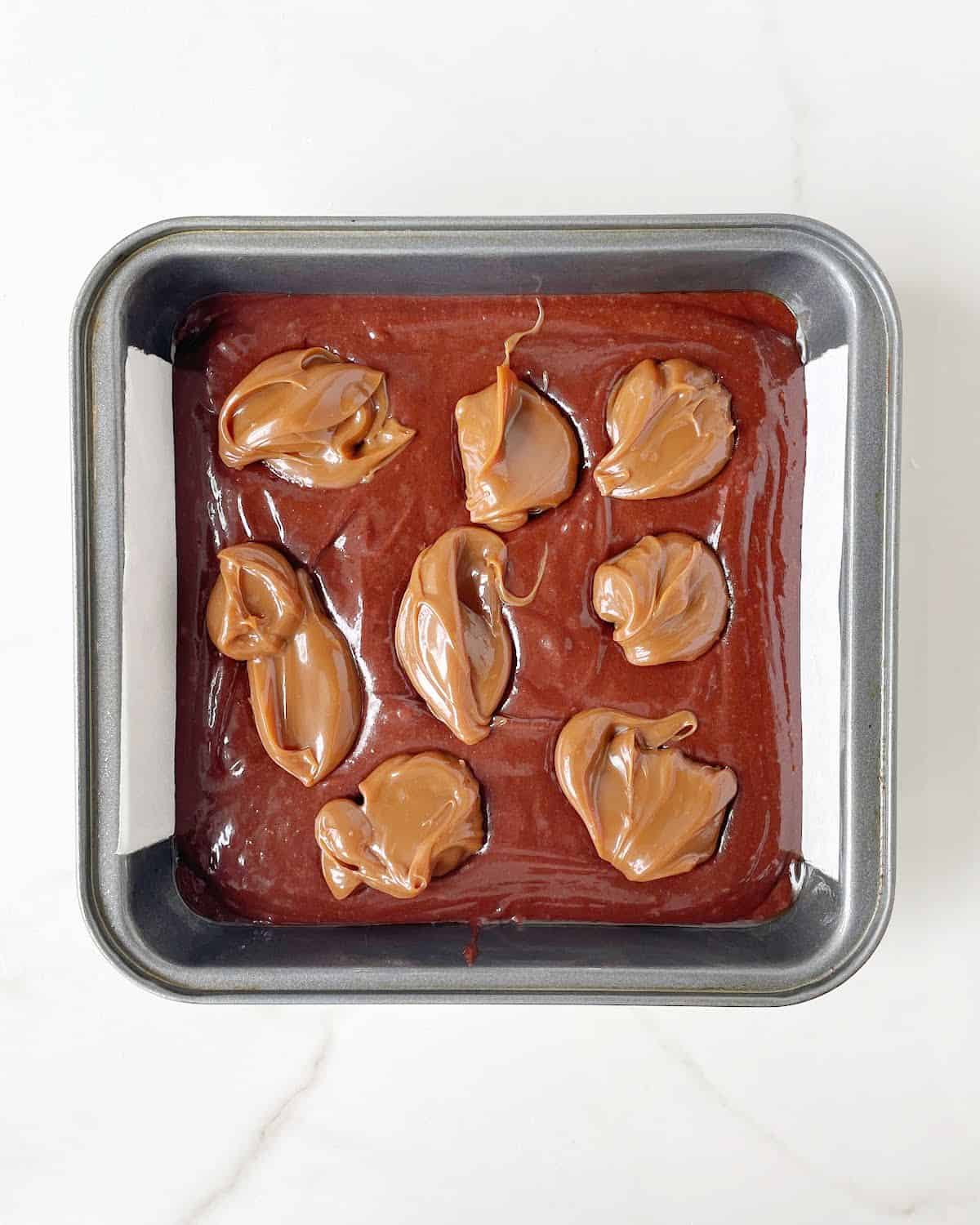 Dulce de Leche Brownies - David Lebovitz