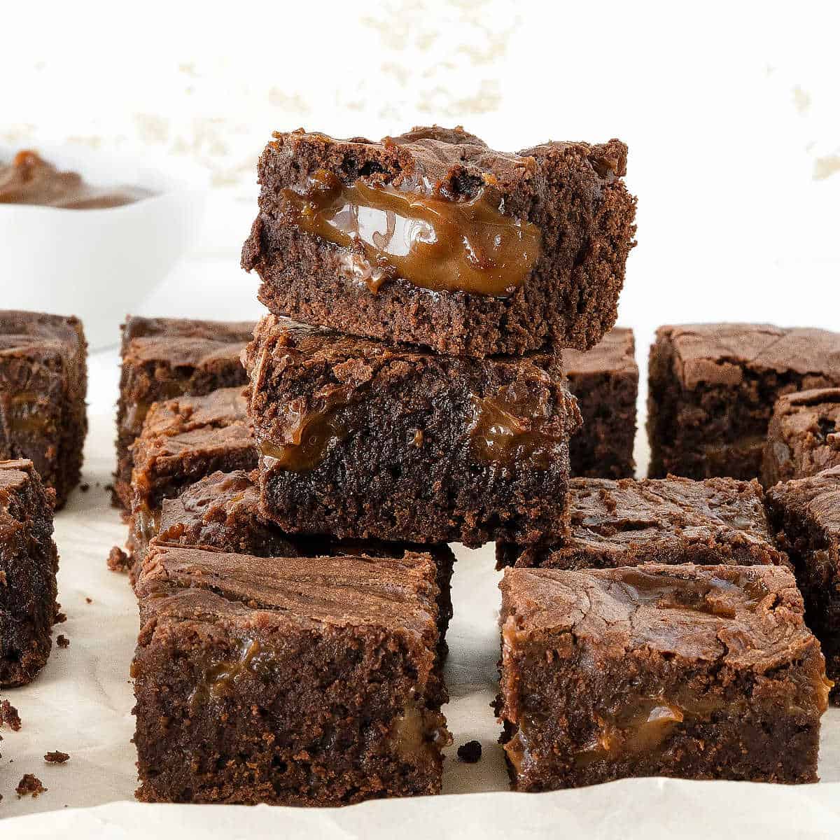 Cottage cheese molten lava brownies