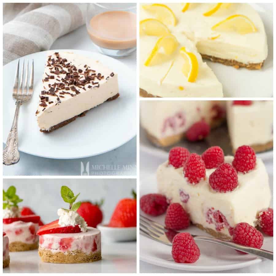 No-Bake cheesecake Collage 