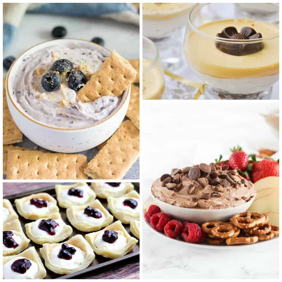 No-bake cheesecake Collage 