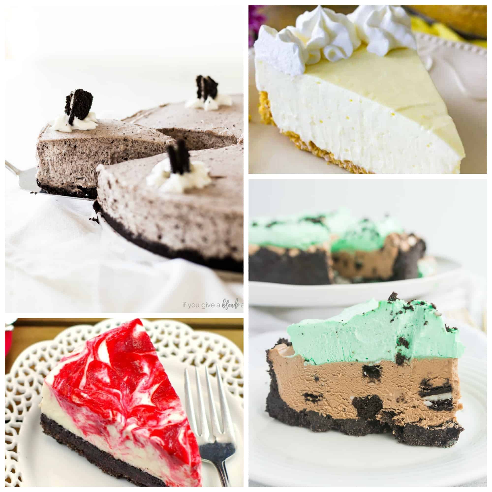 Image for No-bake cheesecake collage