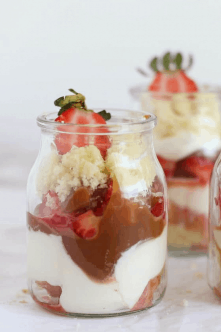Easy Strawberry Trifle - Vintage Kitchen Notes