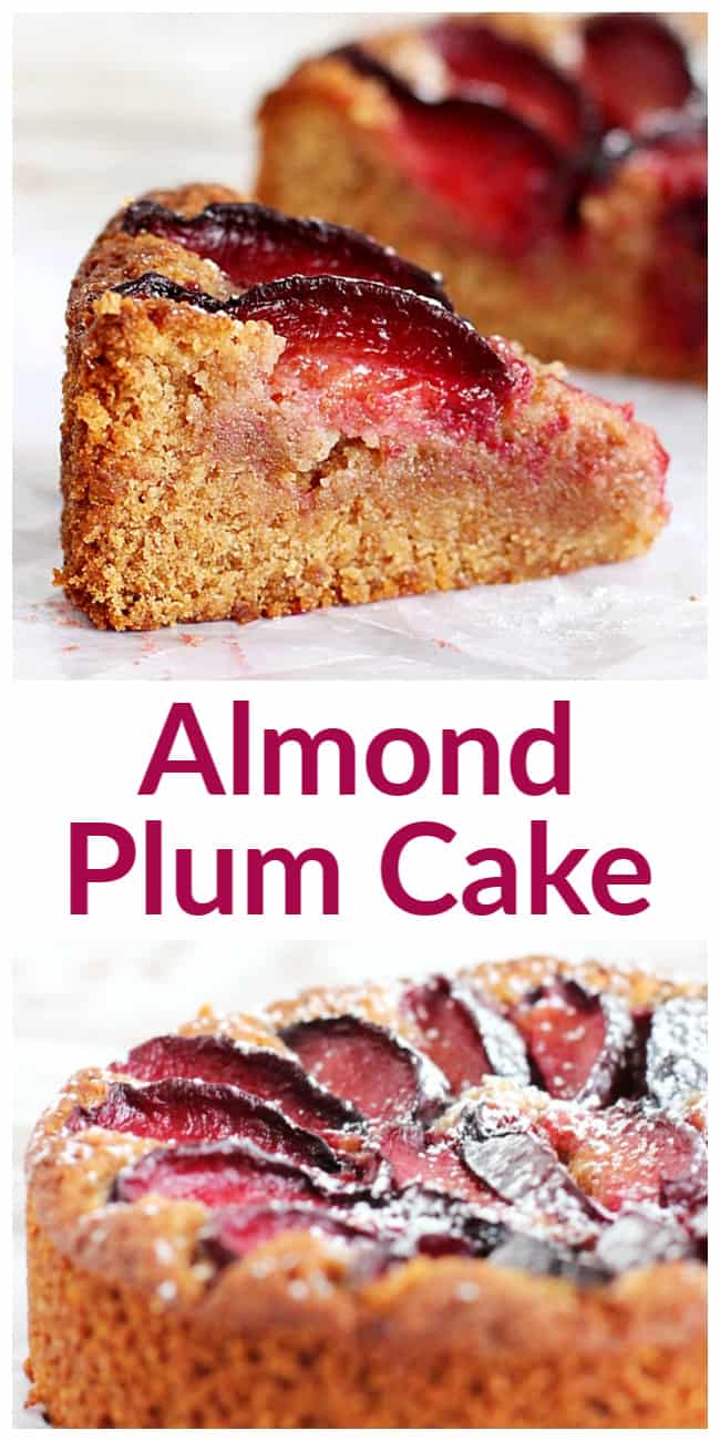 Almond Plum Cake - Vintage Kitchen Notes