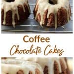 Kahlua Chocolate Bundt Cakes Collage