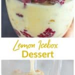 Lemon Icebox Dessert Collage