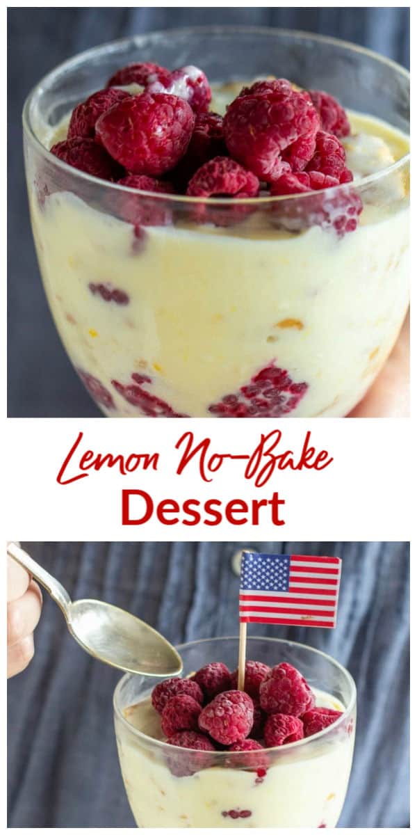 No Bake Lemon Dessert - Vintage Kitchen Notes