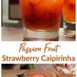 Strawberry Passion Fruit Caipirinha Image Collage
