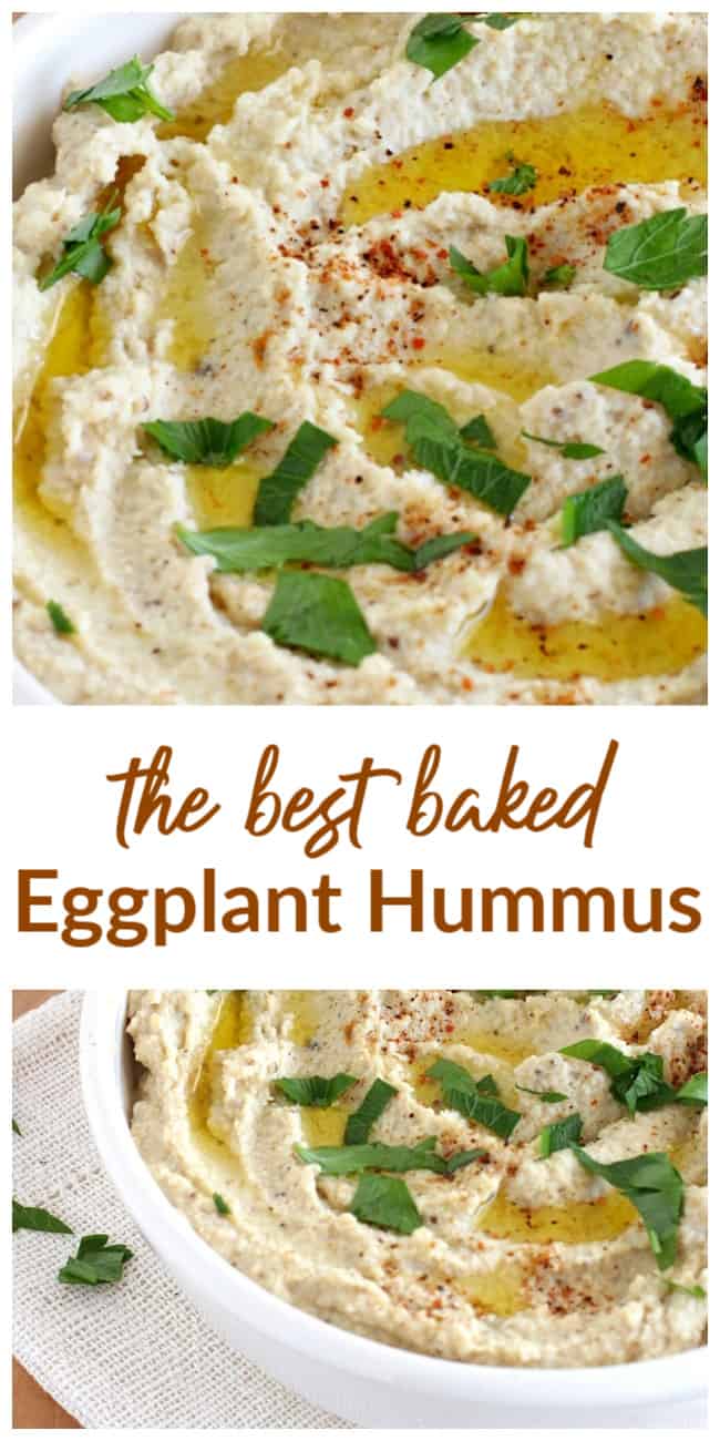 Eggplant Hummus - Vintage Kitchen Notes