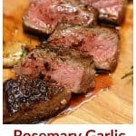 Rosemary Garlic Steak pin with text