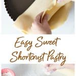 Sweet Shortcrust Pastry long pin with text