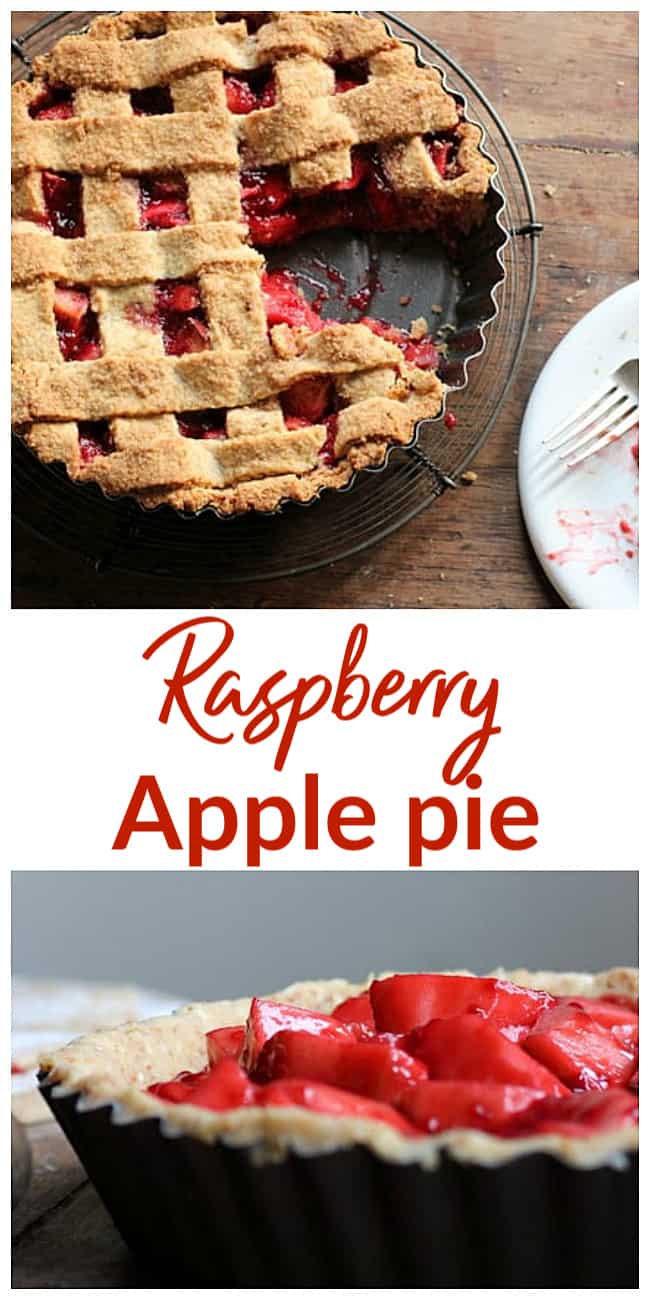 Raspberry Apple Pie - Vintage Kitchen Notes