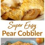 Pear Cobbler long pin with text