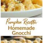 Pumpkin Ricotta Gnocchi long pin