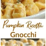 Pumpkin Ricotta Gnocchi long pin