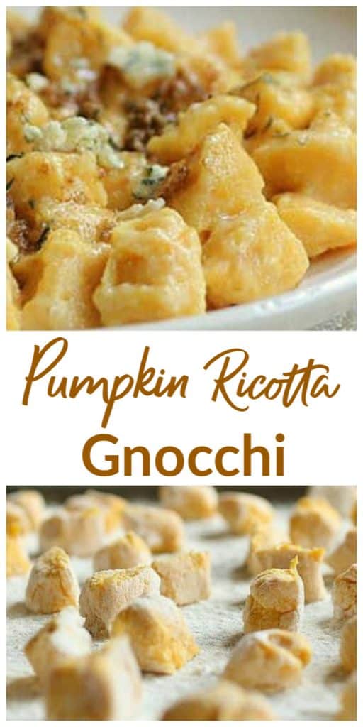 Pumpkin Ricotta Gnocchi long pin