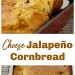 Jalapeño Cornbread long pin with text