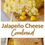 Jalapeño Cornbread long pin with text
