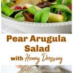 Pear arugula salad long pin