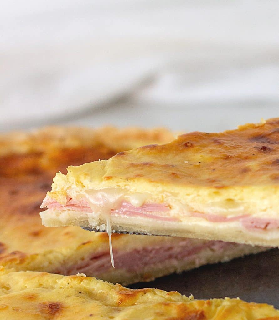 Leftover Ham and Cheese Quiche - Vintage Kitchen