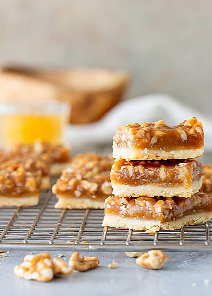 Honey Walnut Squares Vintage Kitchen