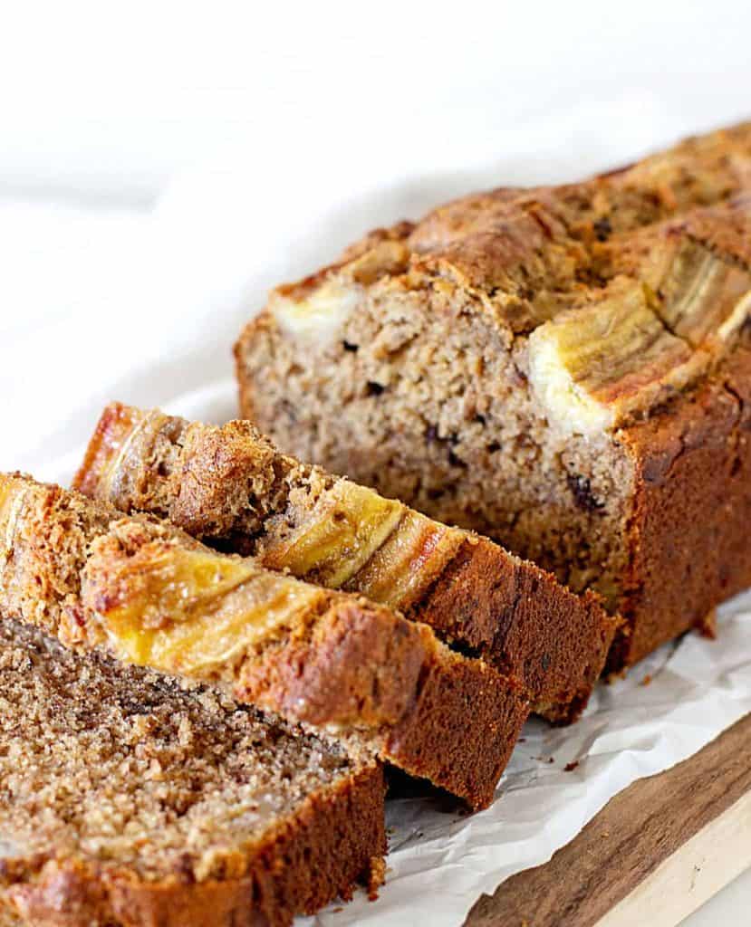 Healthy Chocolate Chip Banana Bread Vintage Kitchen