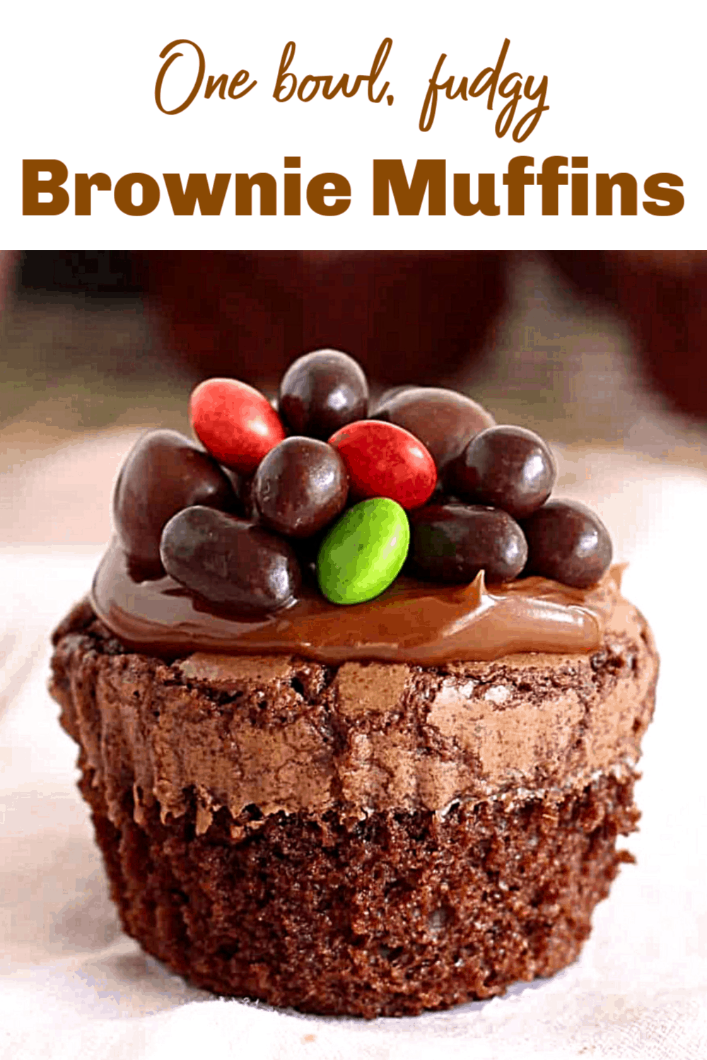 Fudgy Brownie Muffins (with video!) - Vintage Kitchen Notes