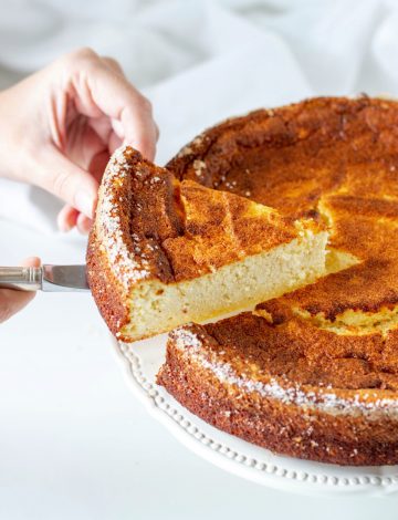 Orange Ricotta Cheesecake - no crust! | Vintage Kitchen